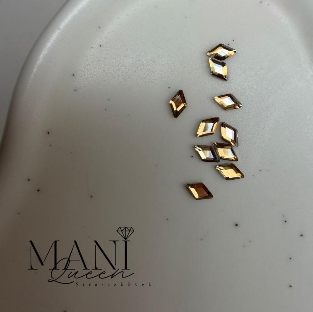 Rombusz Gold mini 3x5 mm